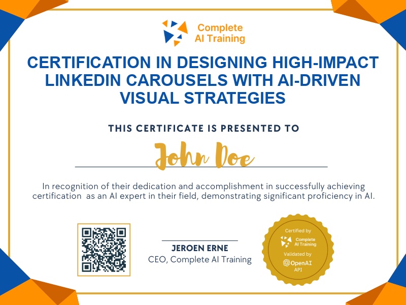 Certification in Designing High-Impact LinkedIn Carousels with AI-Driven Visual Strategies