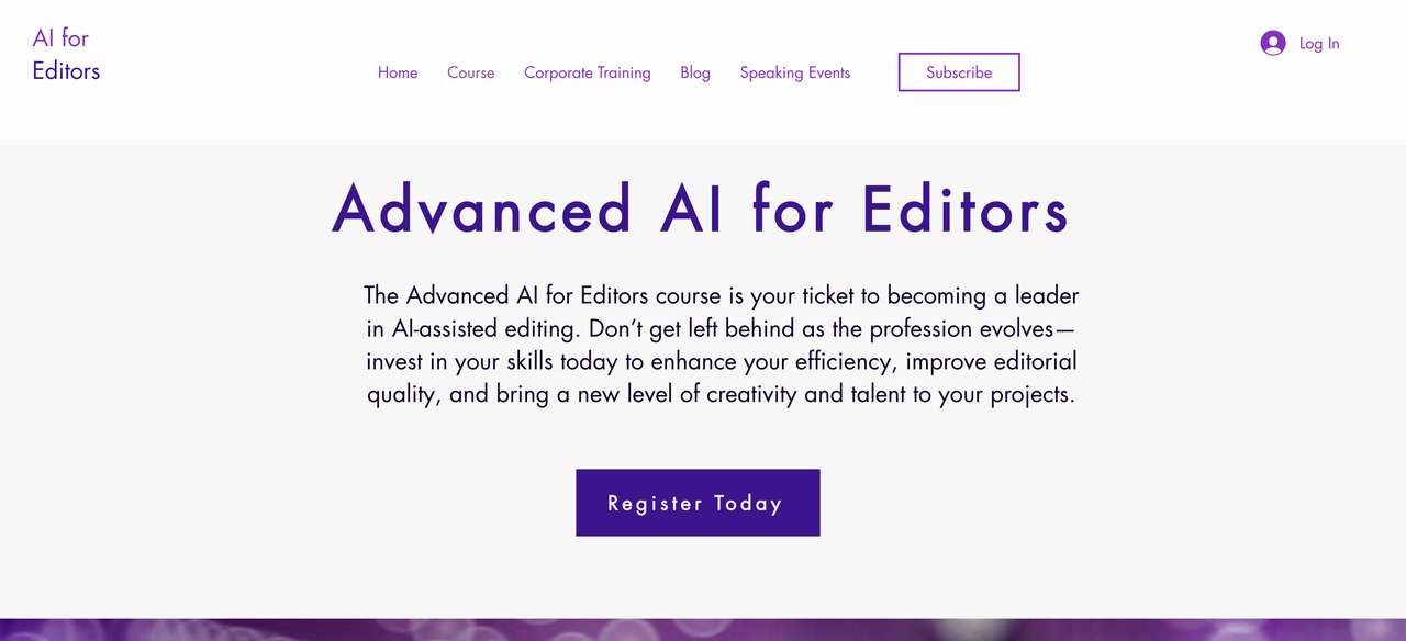 Advanced AI for Editors