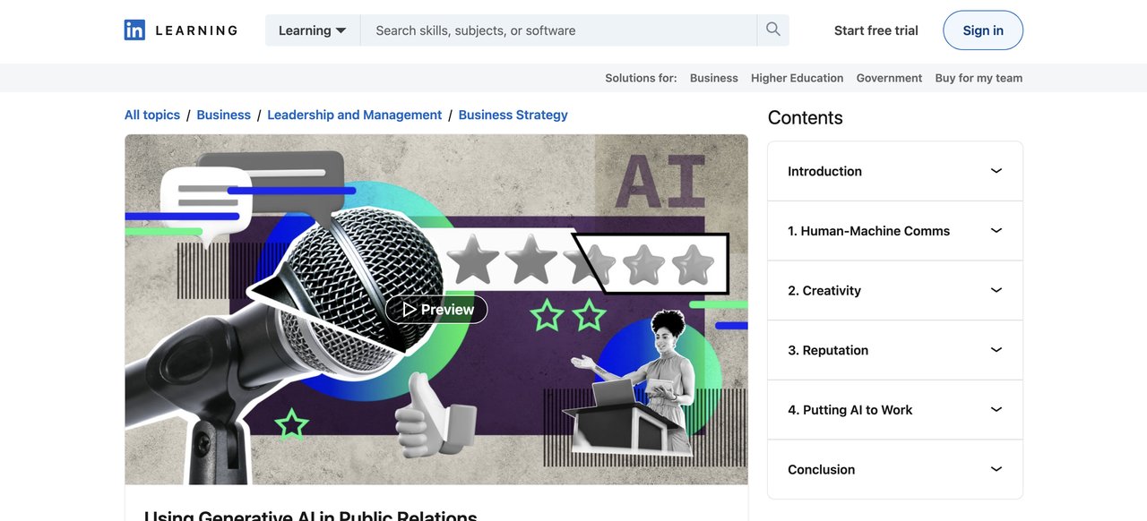 Using Generative AI in Public Relations