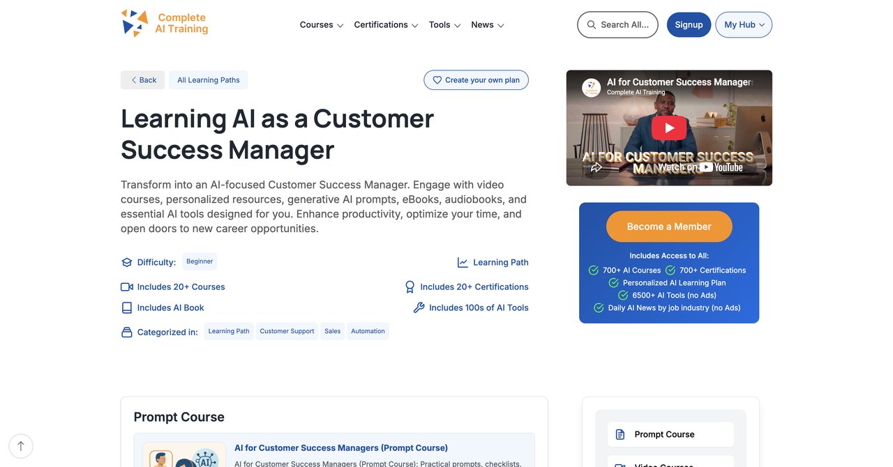 CompleteAI Training - AI for Customer Success Managers
