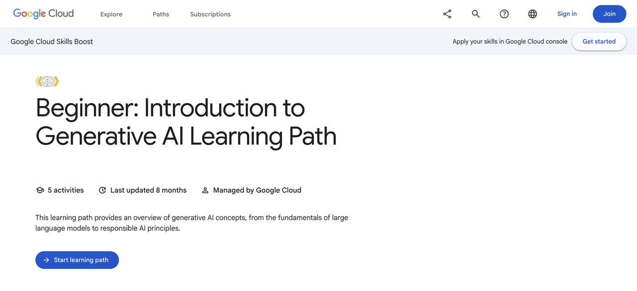 Introduction to Generative AI