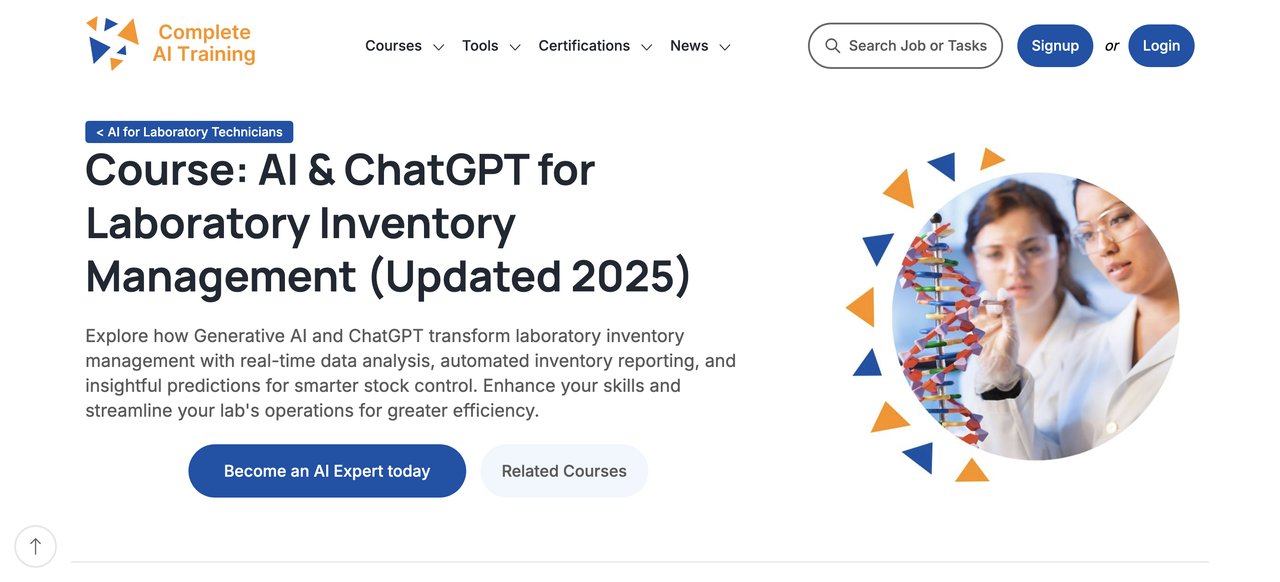 AI & ChatGPT for Laboratory Inventory Management