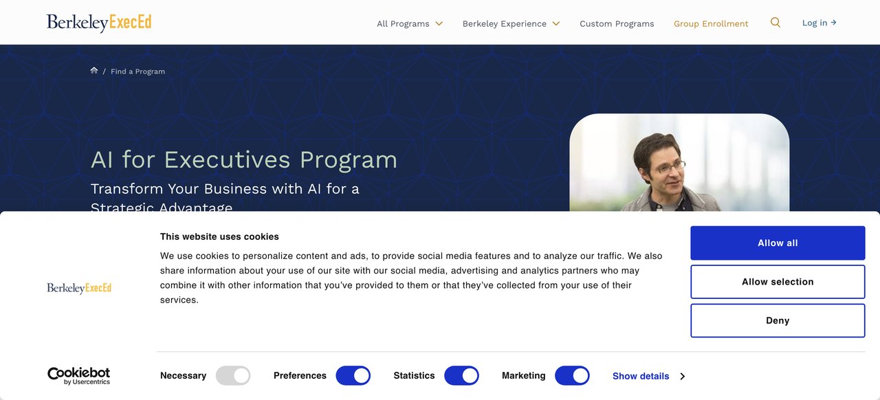AI for Executives Program by Berkeley