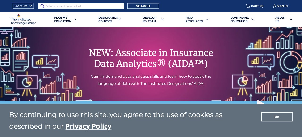 Associate in Insurance Data Analytics (AIDA)