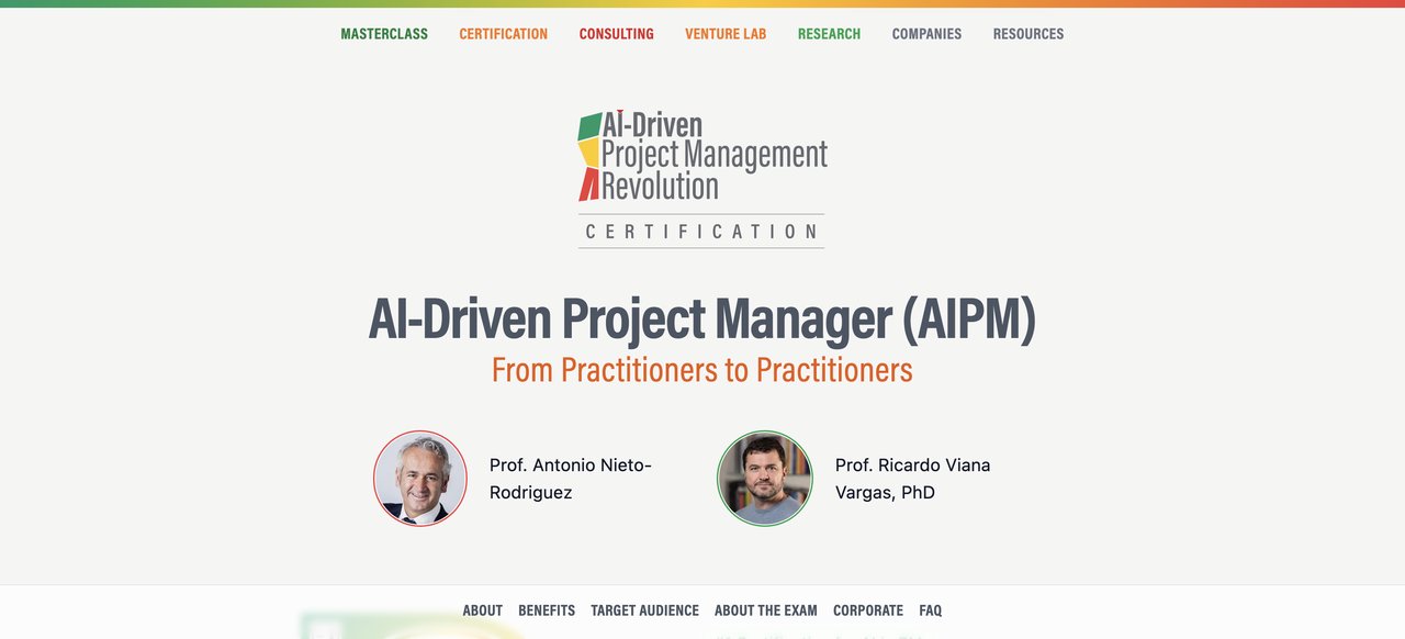 AI-Driven Project Manager Certification