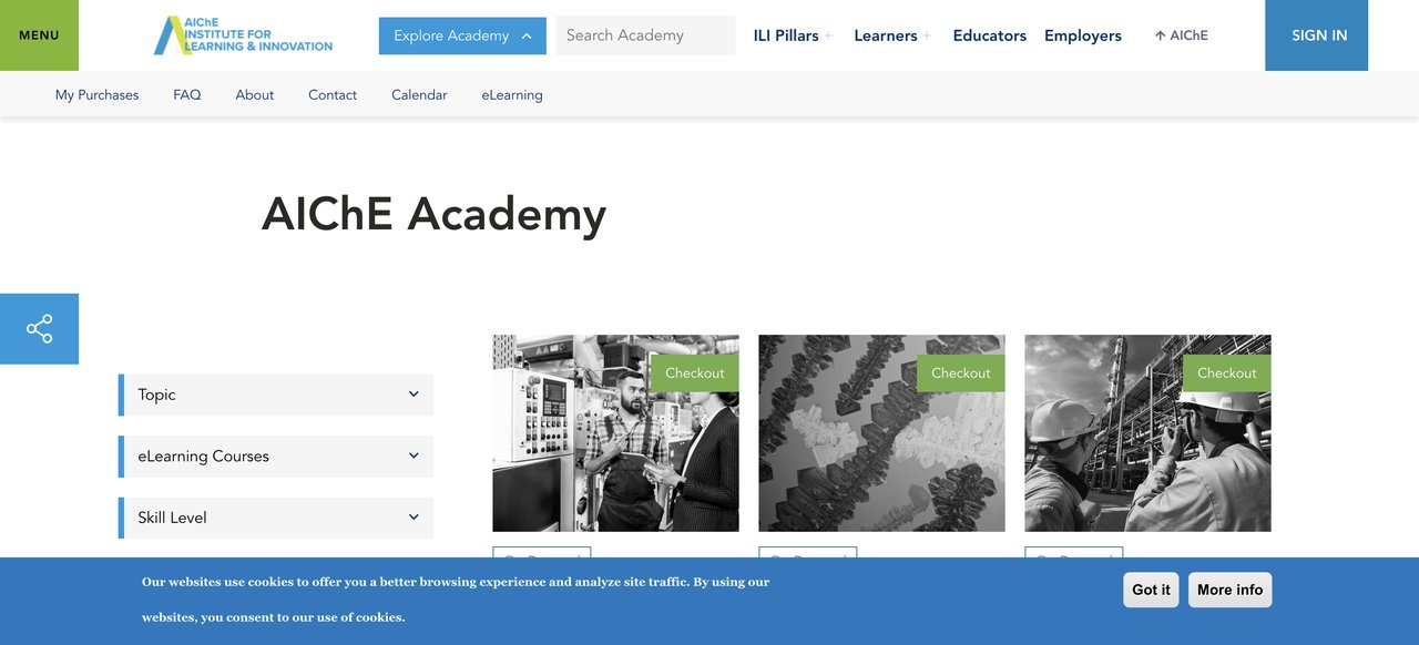 AI for Chemical Engineers with Live Instructor Q&A Sessions by AIChE