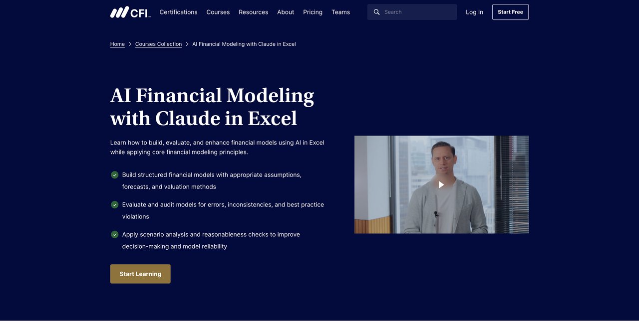 AI Financial Modeling with Claude in Excel