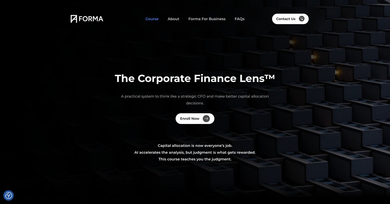 Corporate Finance Lens by Forma EdTech