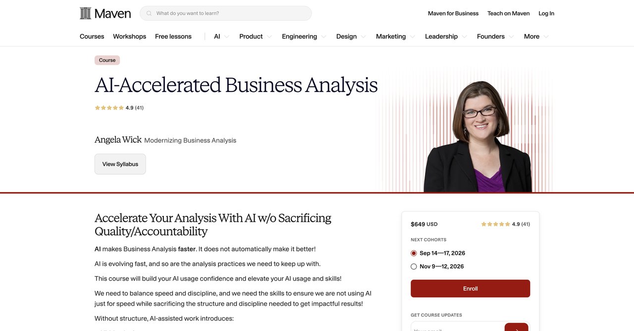 AI-Accelerated Business Analysis Maven