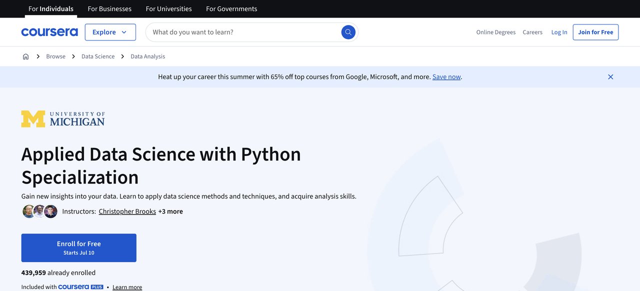 Applied Data Science with Python