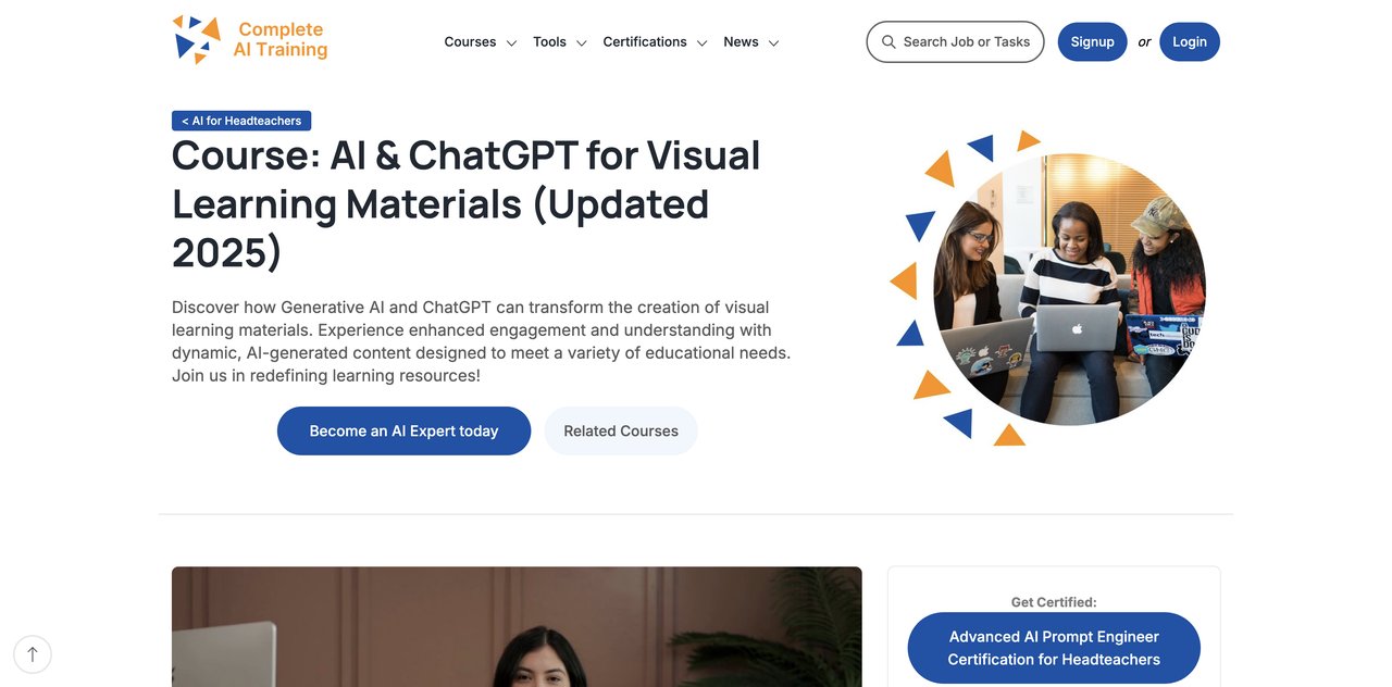 AI for Visual Learning Materials