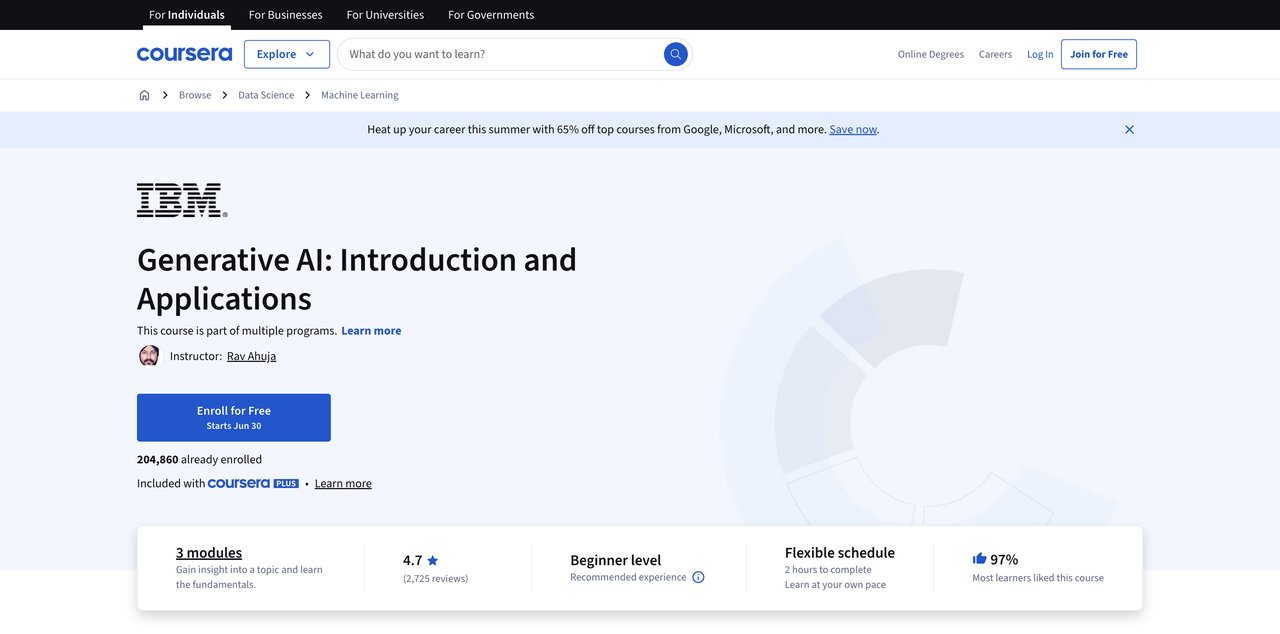 Generative AI for HR Professionals by Coursera
