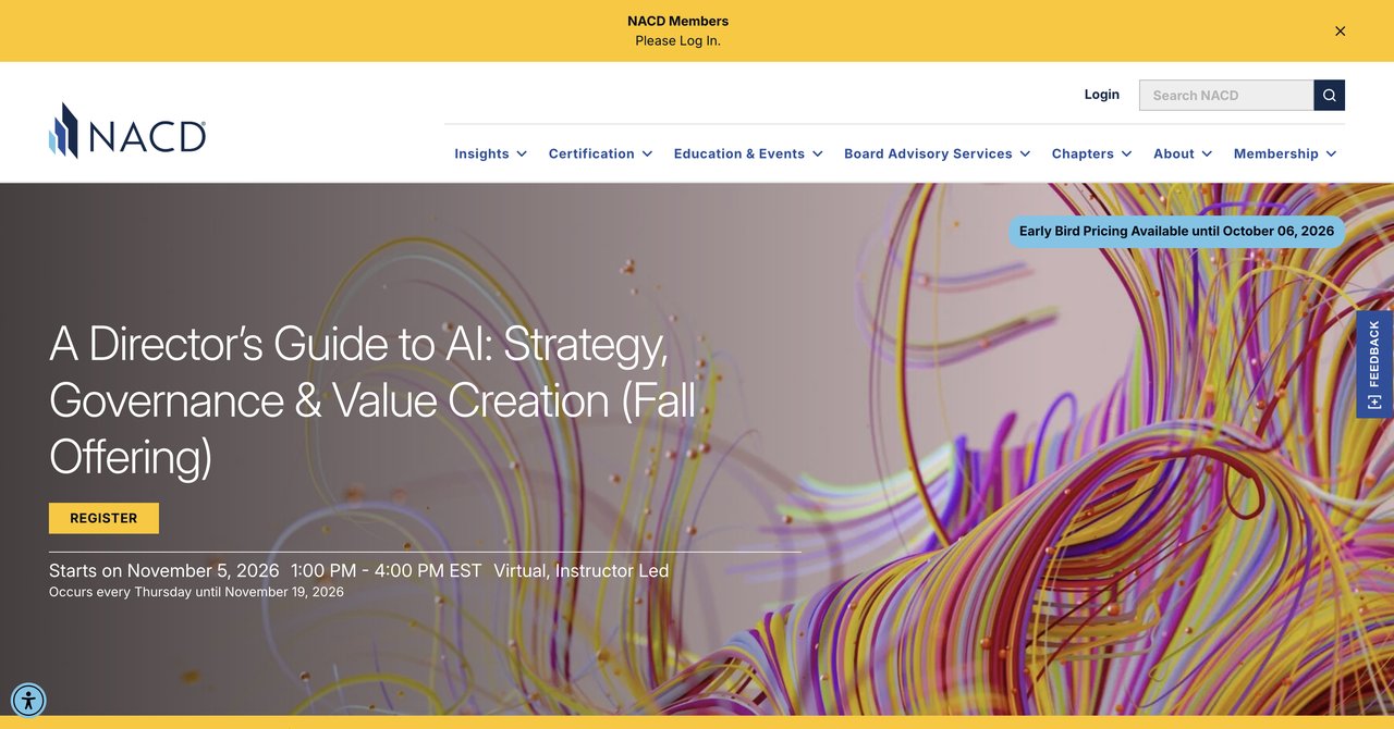 A Director's Guide to AI by NACD