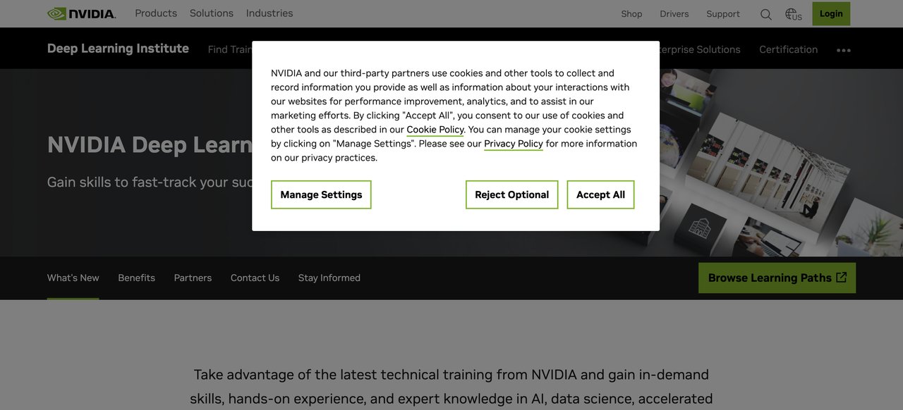 NVIDIA Deep Learning Institute Certification