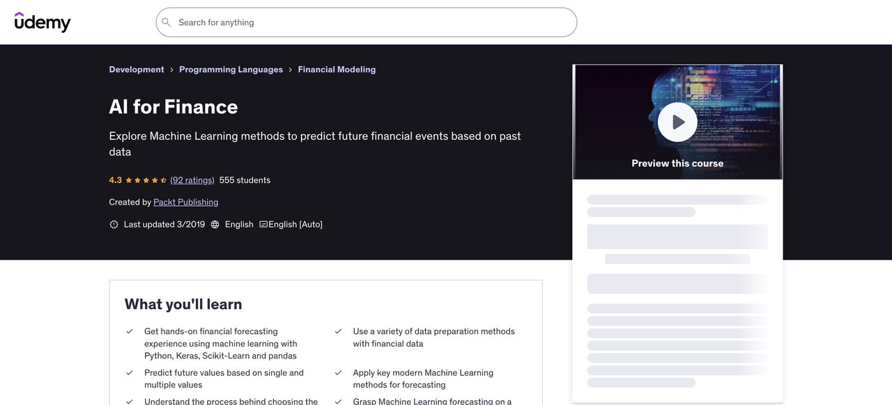 Advanced ChatGPT for Finance
