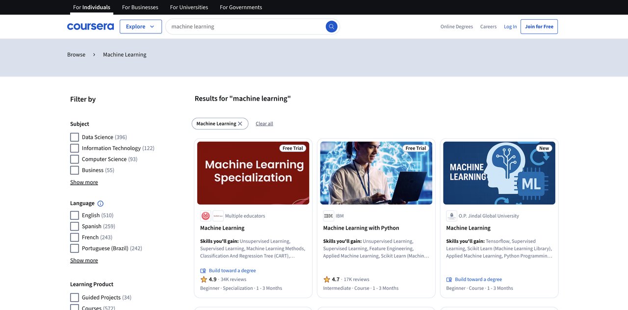 DeepLearning.AI Machine Learning