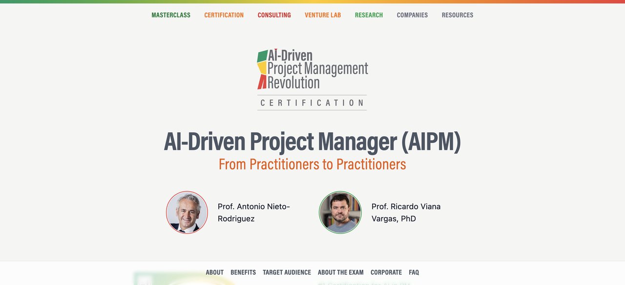 AI-Driven Project Manager Certification