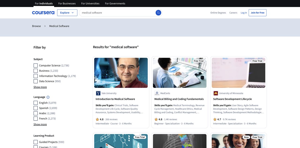 Introduction to Medical Software