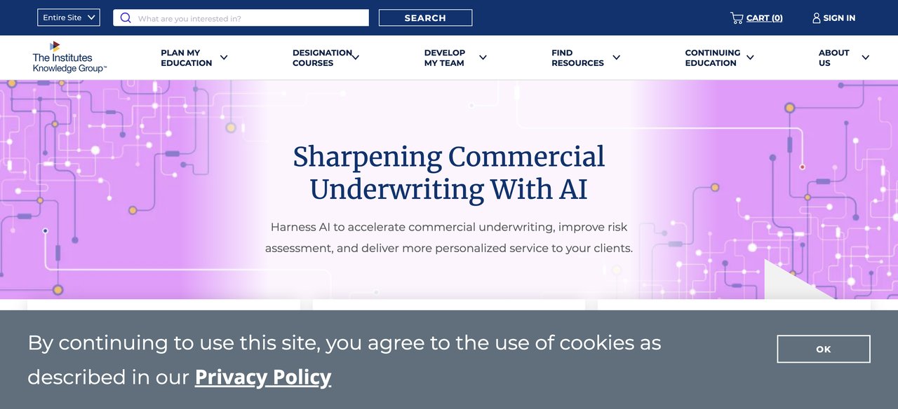 Sharpening Commercial Underwriting AI