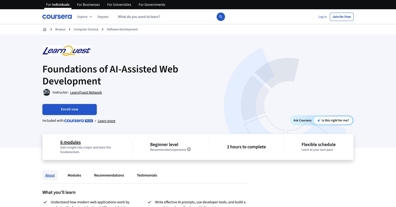 Foundations of AI-Assisted Web Development
