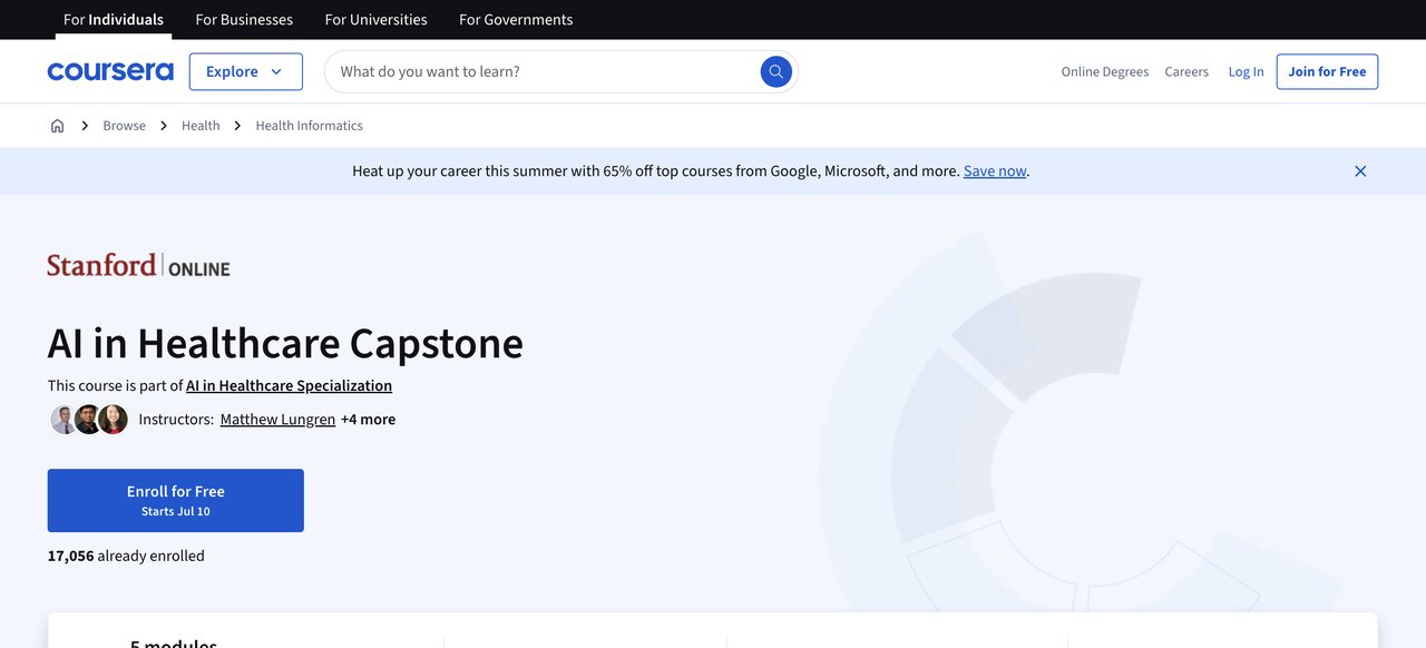AI in Healthcare Capstone