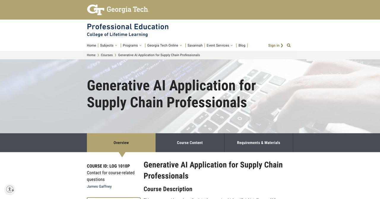 Georgia Tech Generative AI