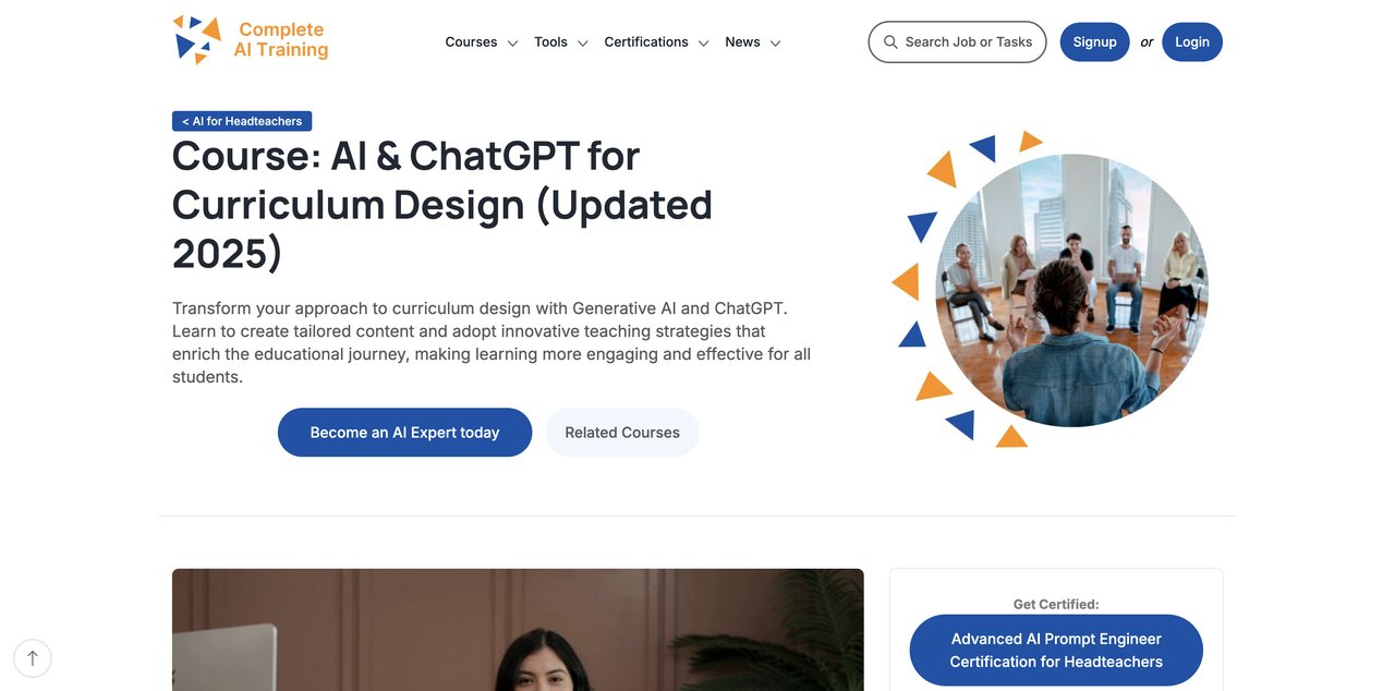 AI for Curriculum Design