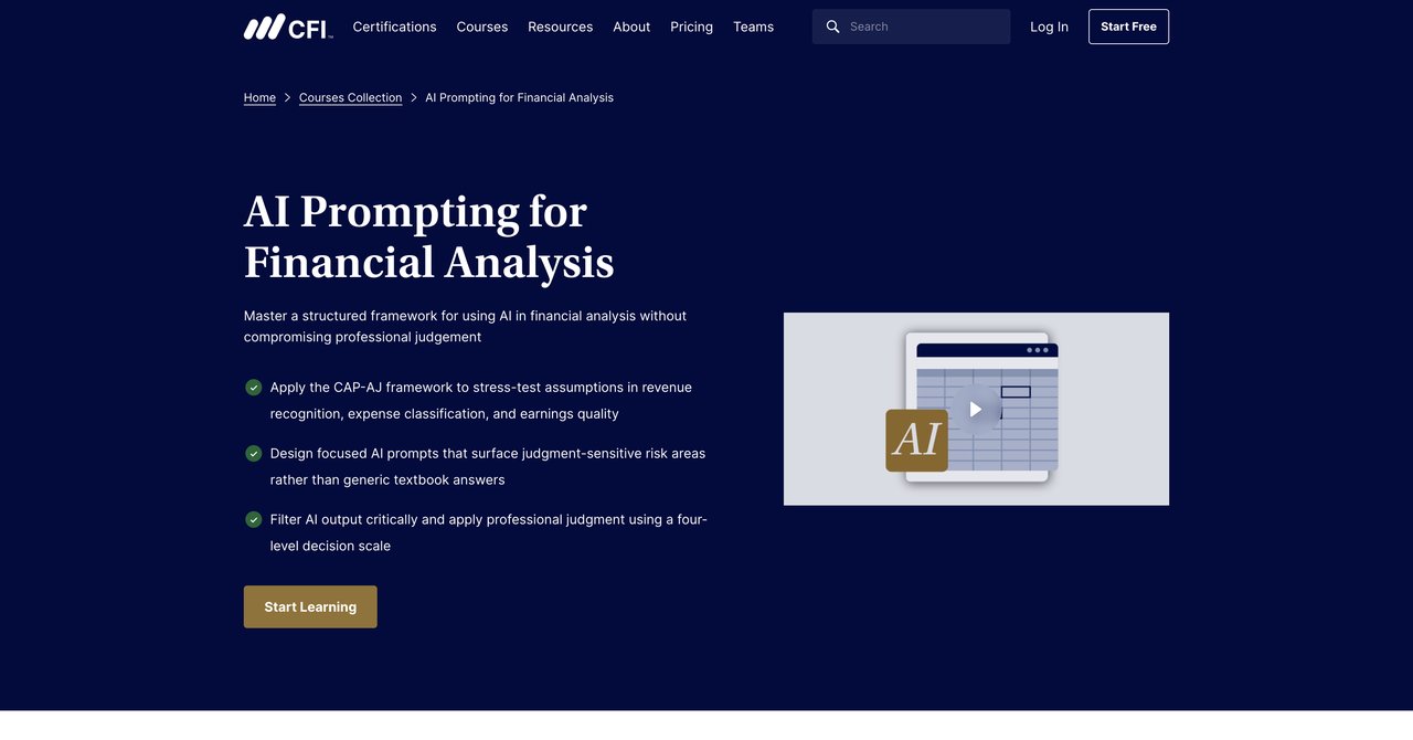 AI Prompting for Financial Analysis
