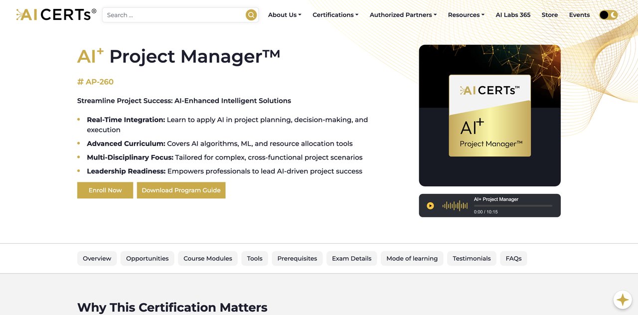 AICERTs AI Course