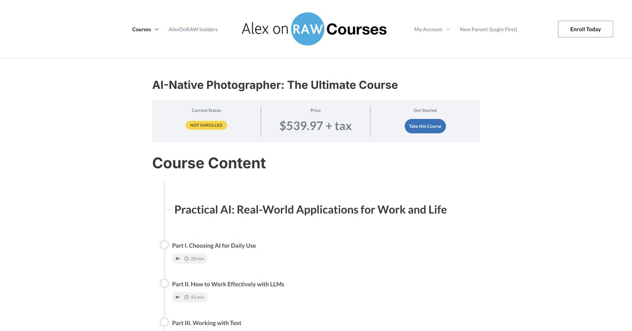 AlexOnRAW AI-Native Course