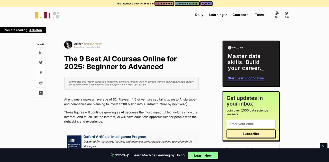 MIT AI Course