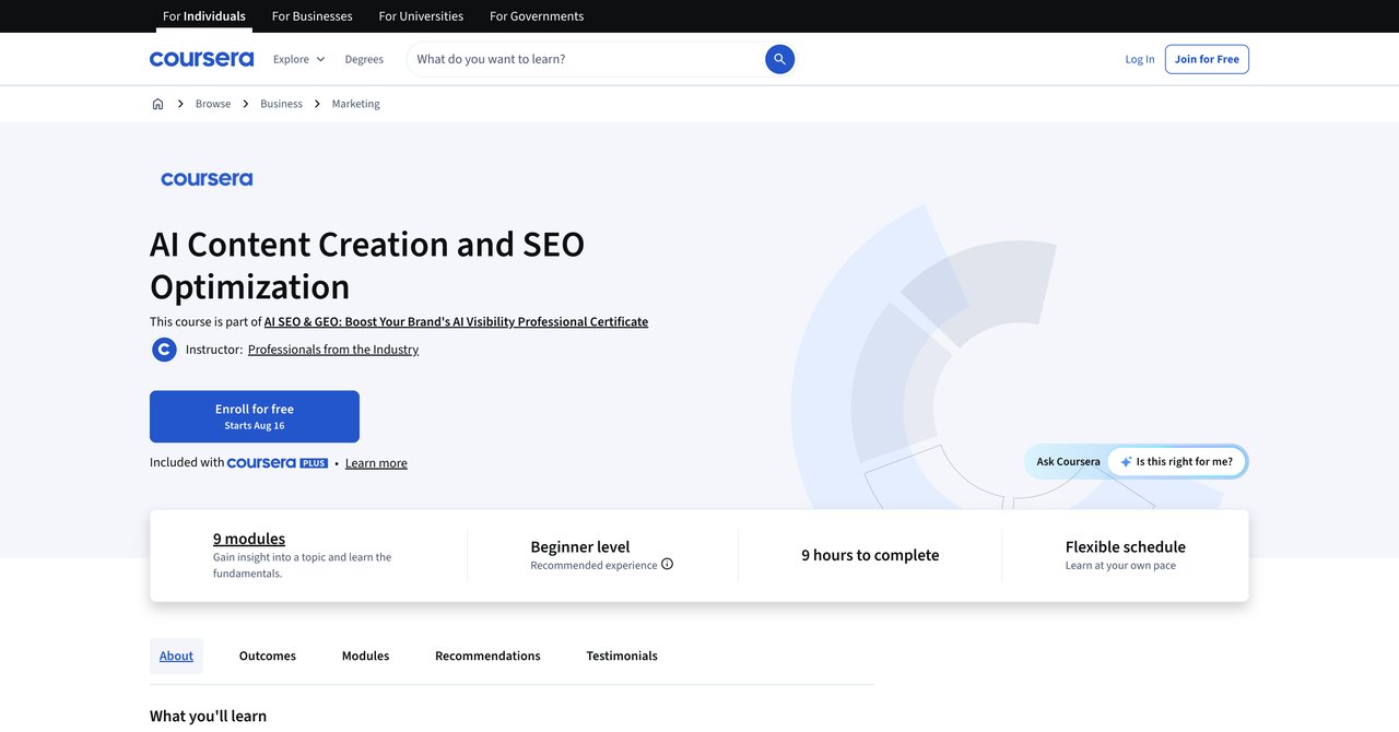 AI Content Creation and SEO Optimization
