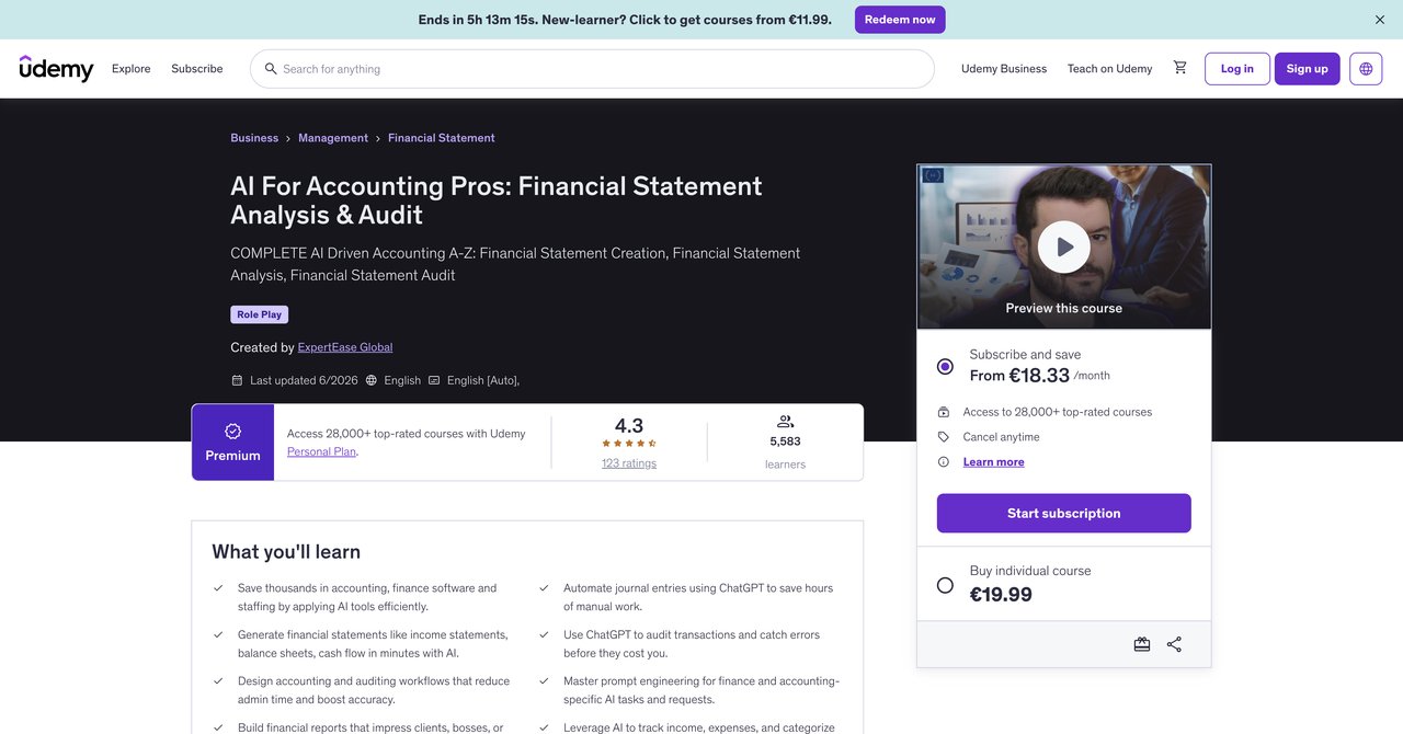 AI For Accounting Pros