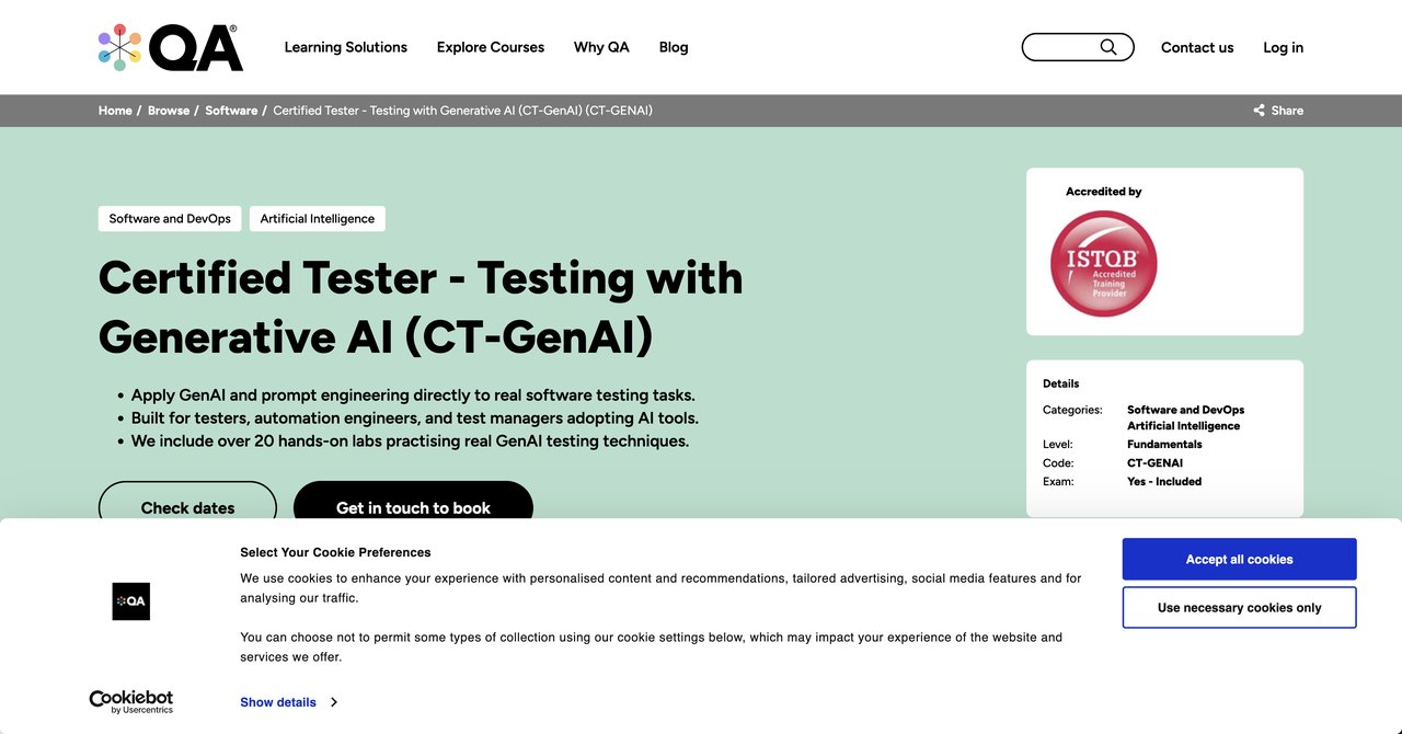 10 Top AI Courses for Quality Assurance Testers in 2026