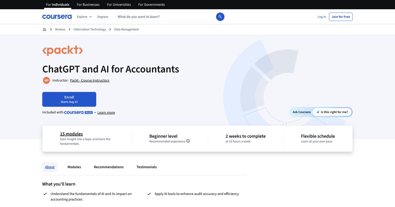 ChatGPT and AI for Accountants