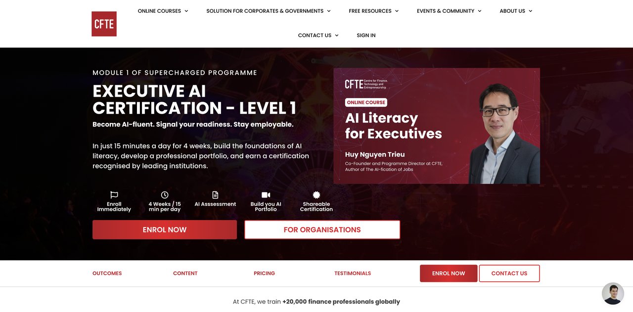 Executive AI Certification