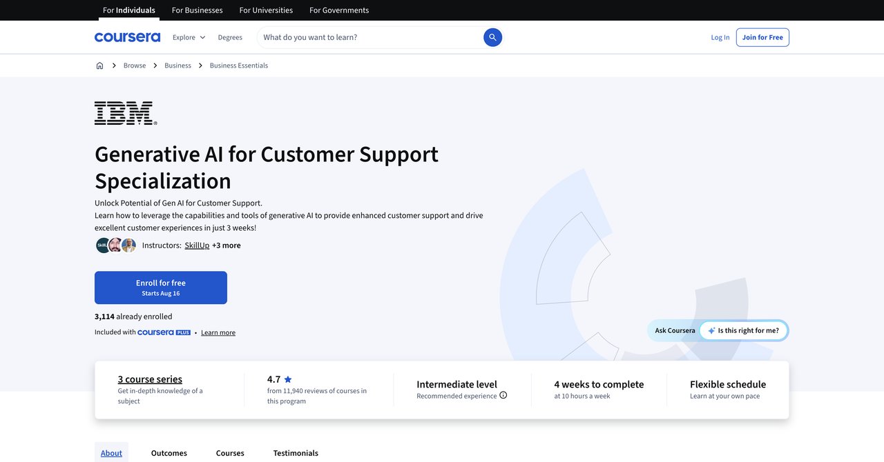 Generative AI for Customer Support