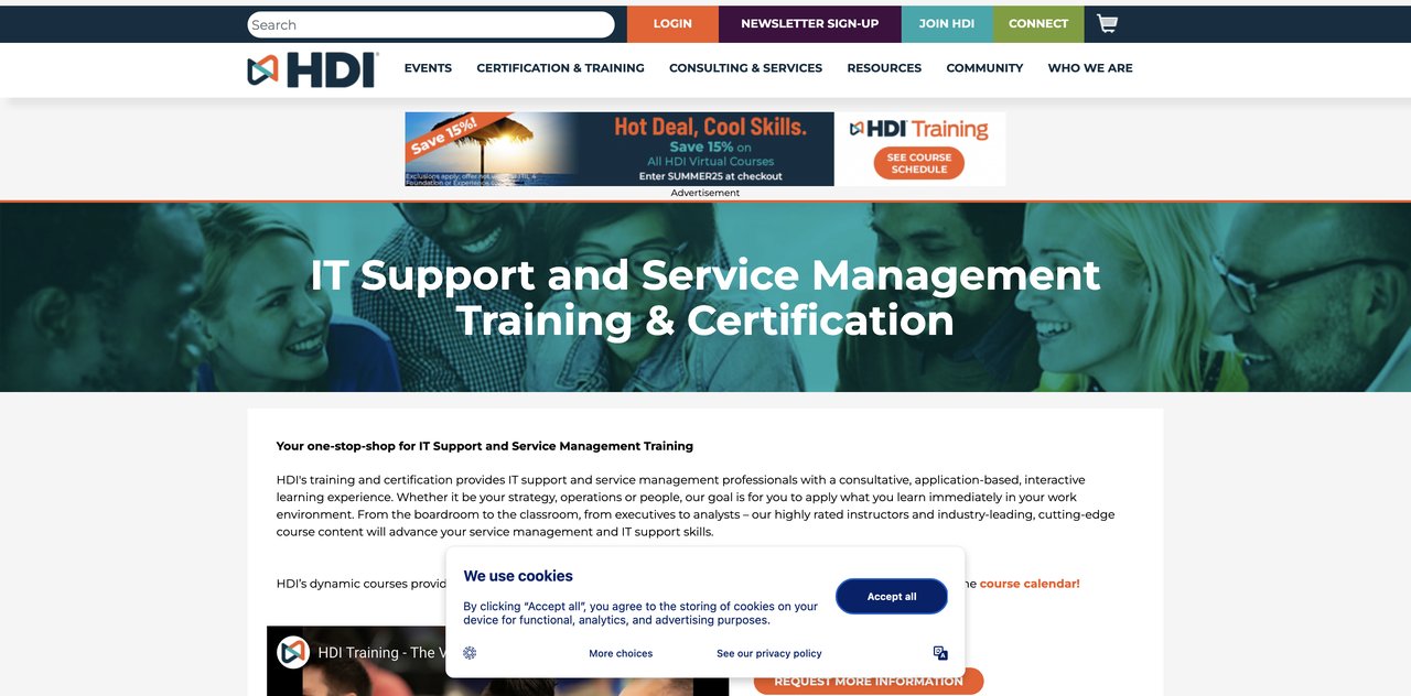 AI in the Support Center Certification