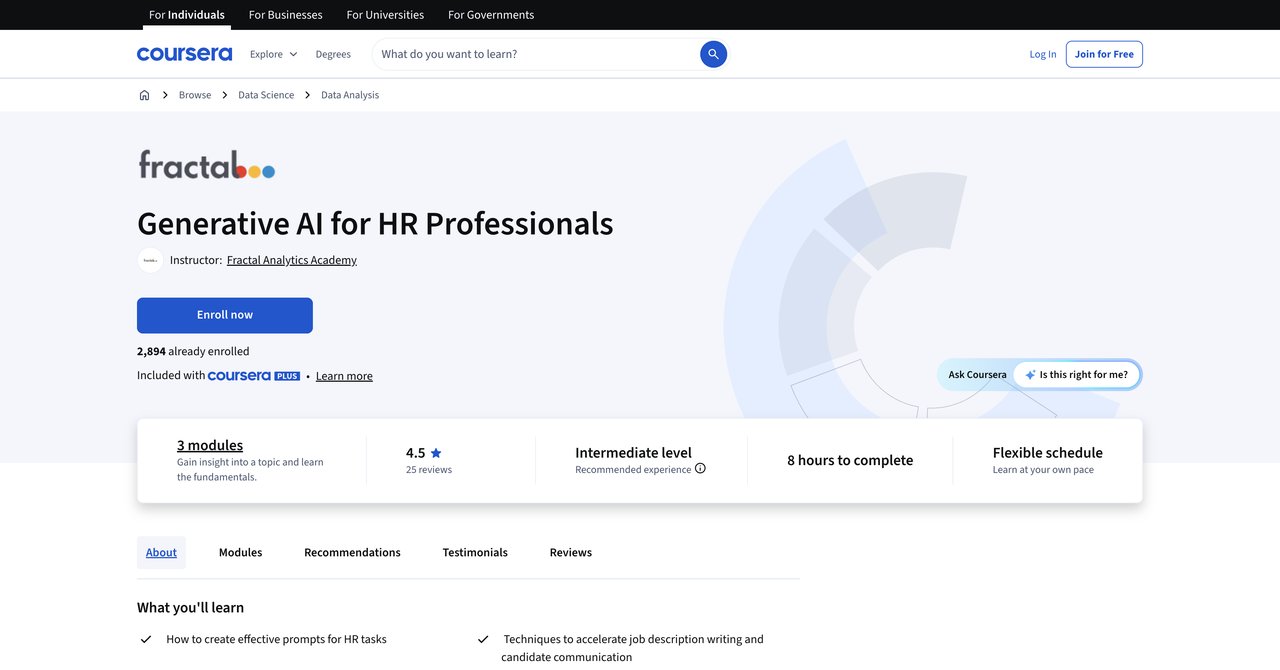 Generative AI for HR Professionals