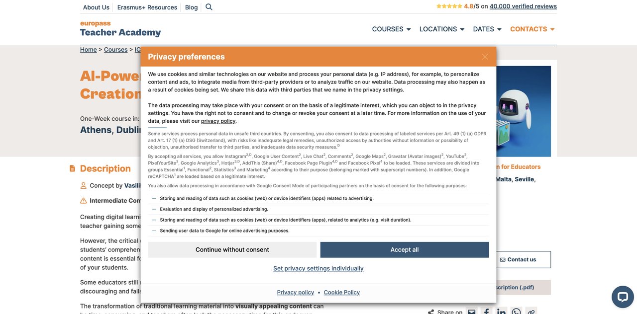 AI-Powered Content Creation for Educators