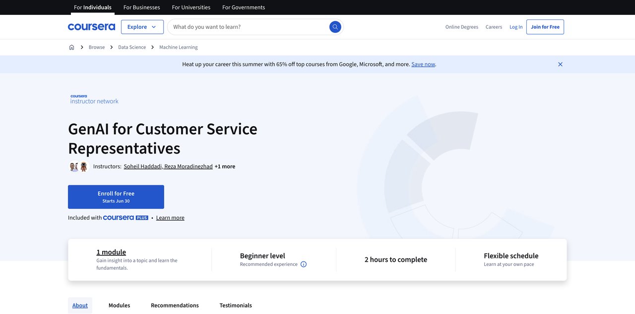 GenAI for Customer Service Representatives