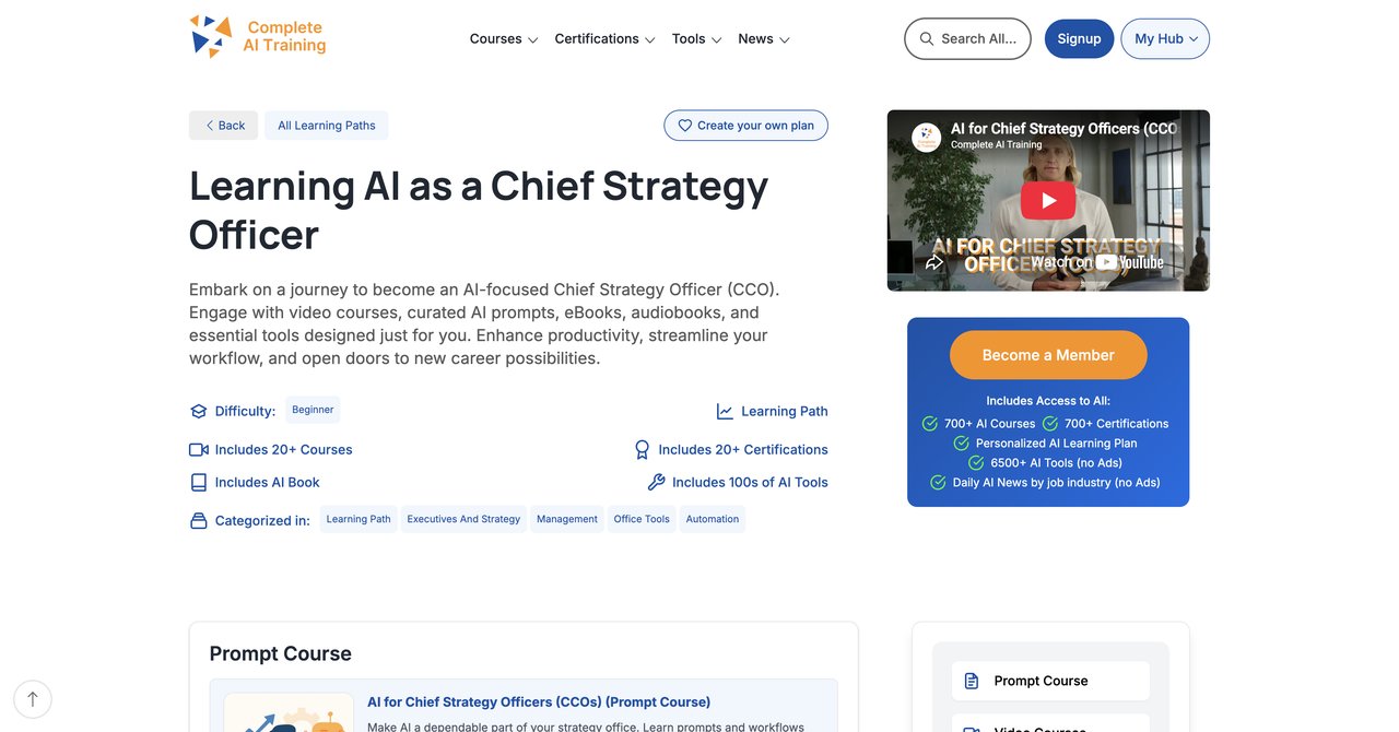 CompleteAI Training Course for CCOs