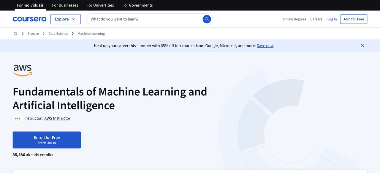 Machine Learning by AWS