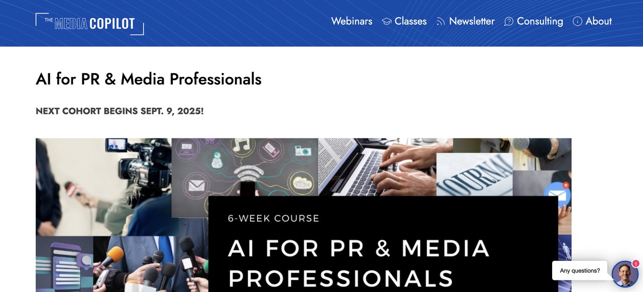 AI for PR & Communications Professionals (2025)