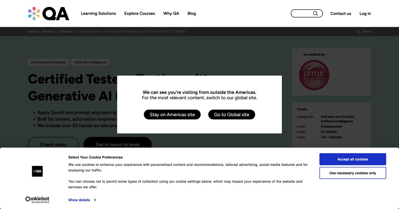 Certified Tester - Testing with Generative AI