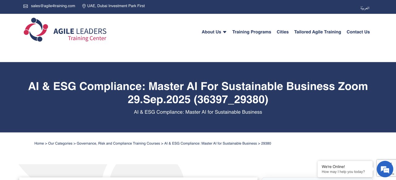 AI & ESG Compliance