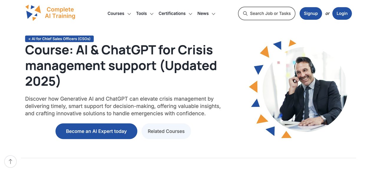 AI & ChatGPT for Crisis Management Support