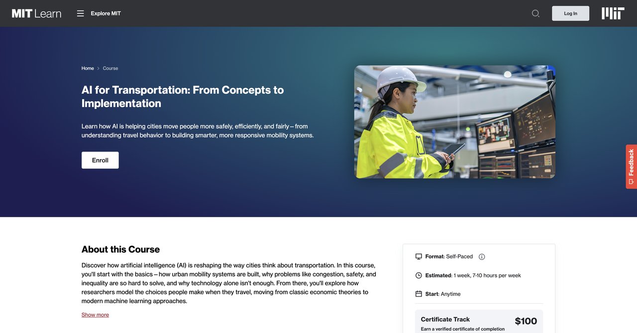 AI for Transportation: From Concepts to Implementation