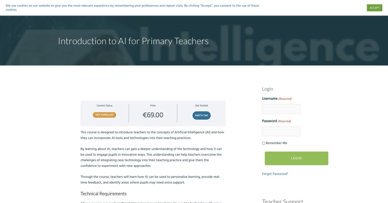 Introduction to AI for Primary Teachers