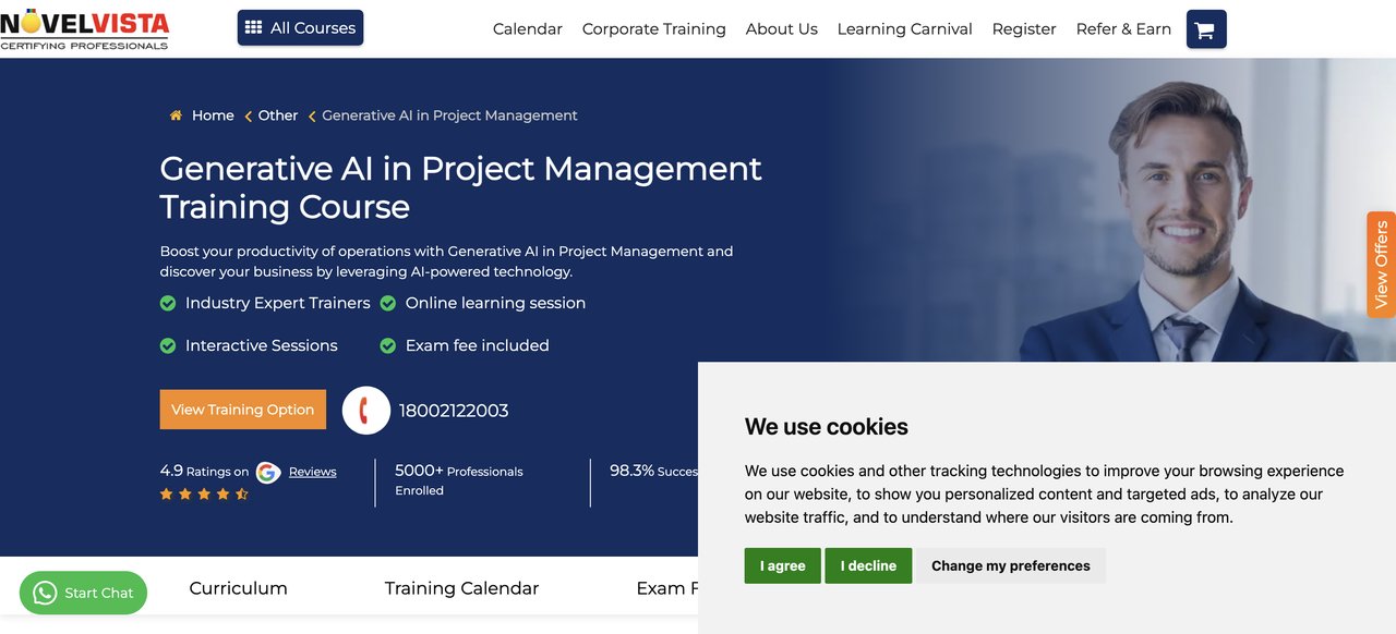 Generative AI in Project Management Training